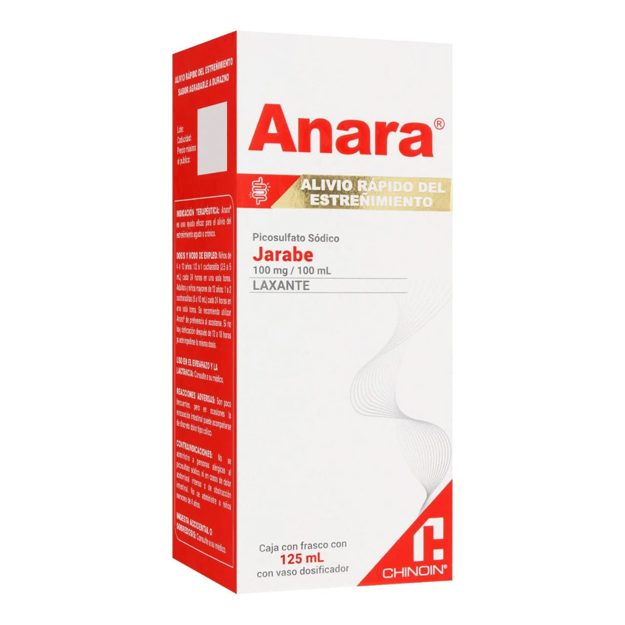 Anara Jarabe 100Mg/100Ml 125 Ml (Picosulfato Sodico)