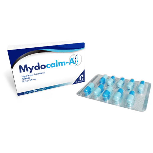 Mydocalm-A 50Mg/300Mg Con 30 Capsulas (Tolperisona/Paracetamol)