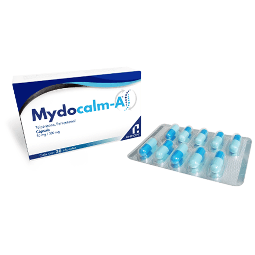 Mydocalm-A 50Mg/300Mg Con 30 Capsulas (Tolperisona/Paracetamol) - WeCare Pharma