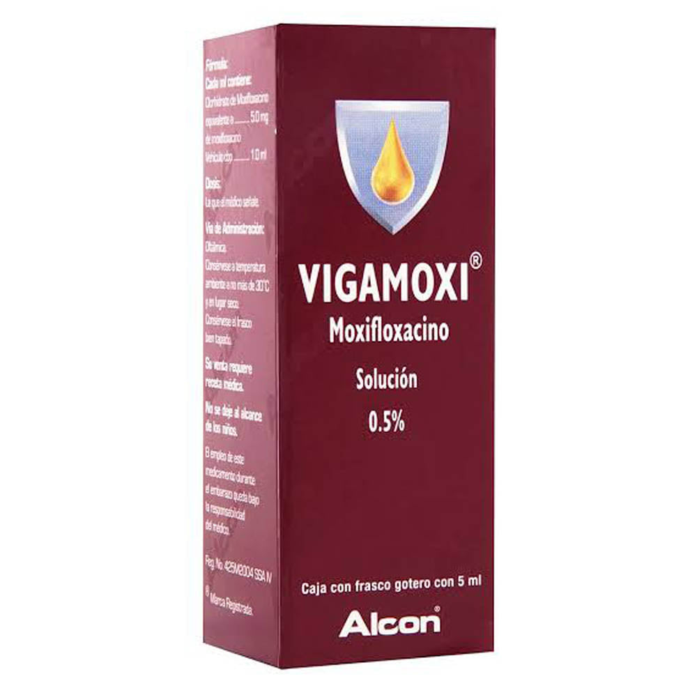 Vigamoxi Gotas 0.5% 5Ml (Moxifloxacino)