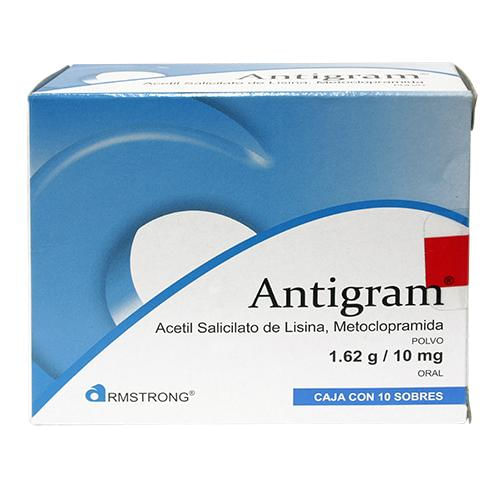 Antigram Sobre 1.6G/10Mg Con 10 (Lisina/Metoclopramida)