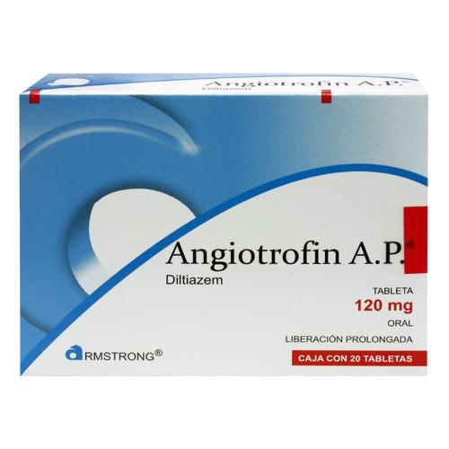 Angiotrofin Ap 120 Mg Con 20 Tabletas (Diltiazem)