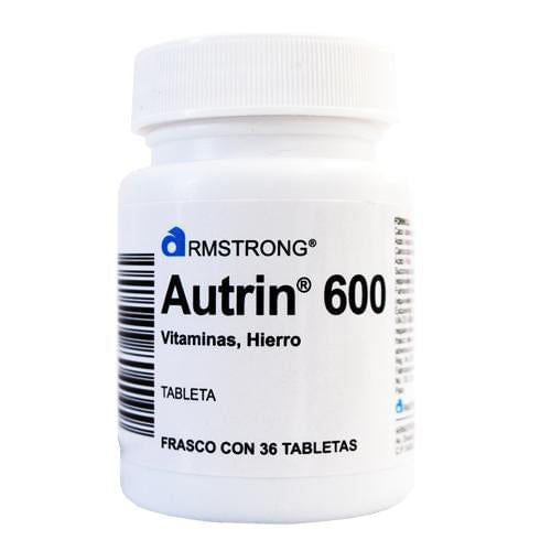 Autrin 600Mg Con 36 Tabletas (Vitaminas]/Minerales)