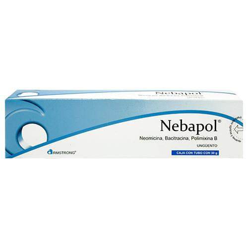 Nebapol Crema 30G (Polimixina B/Bacitracina/Neomicina) - WeCare Pharma