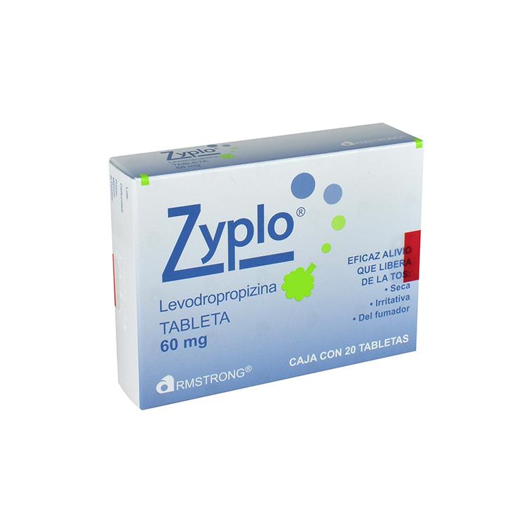 Zyplo 60Mg Con 20 Tabletas (Levodropropizina)