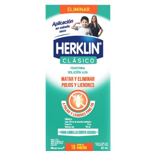 Herklin Shampoo Frasco 60Ml (Fenotrina)