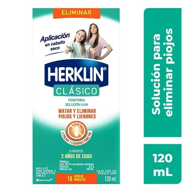 Herklin Shampoo Pediculicida 120Ml