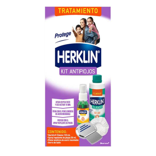 Herklin Kit Antipiojos 4 Pzas