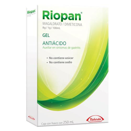 Riopan Gel 8G/1G/100Ml 250Ml (Magaldrato/Dimeticona)