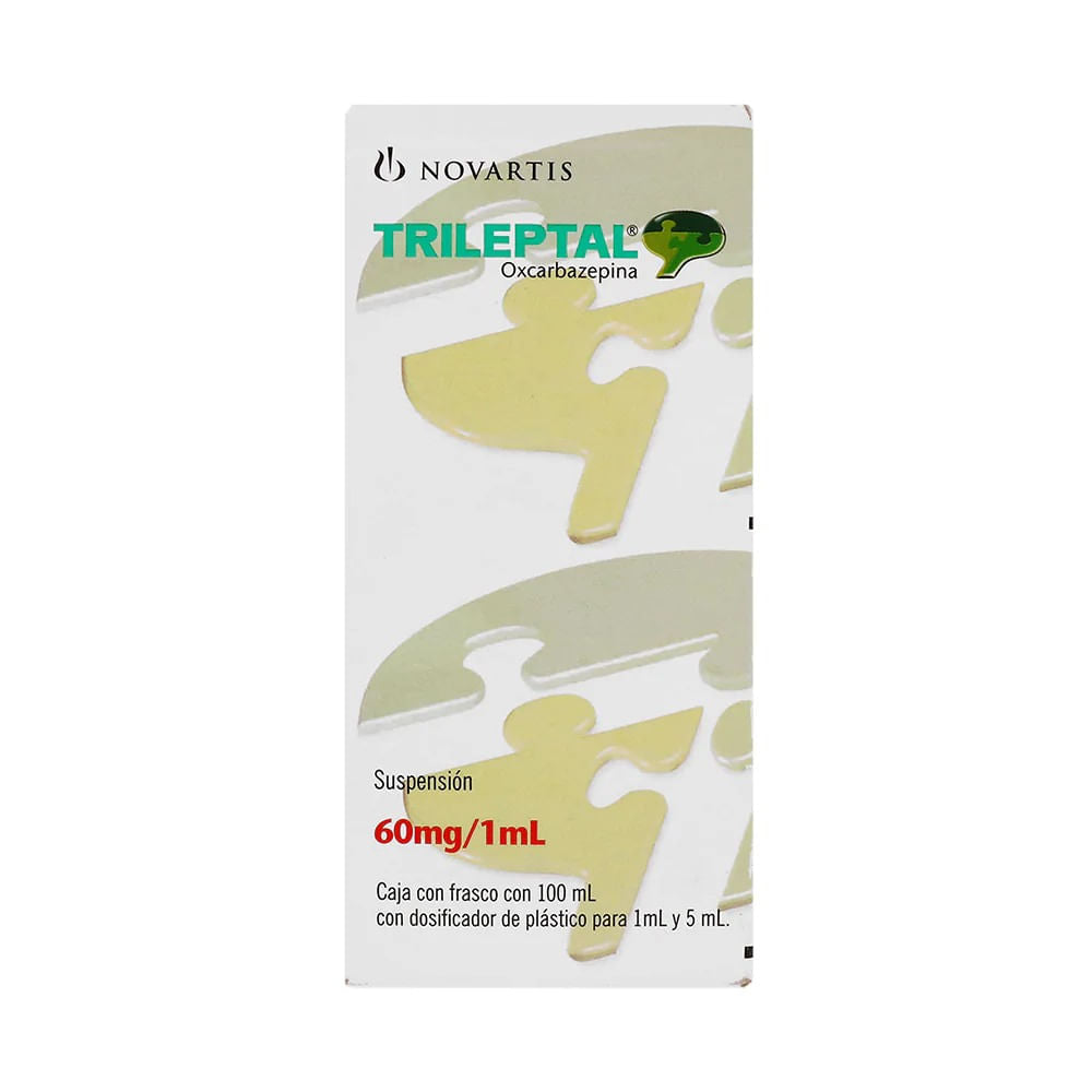 Trileptal Suspensión 60Mg/Ml Con 100Ml (Oxcarbazepina)