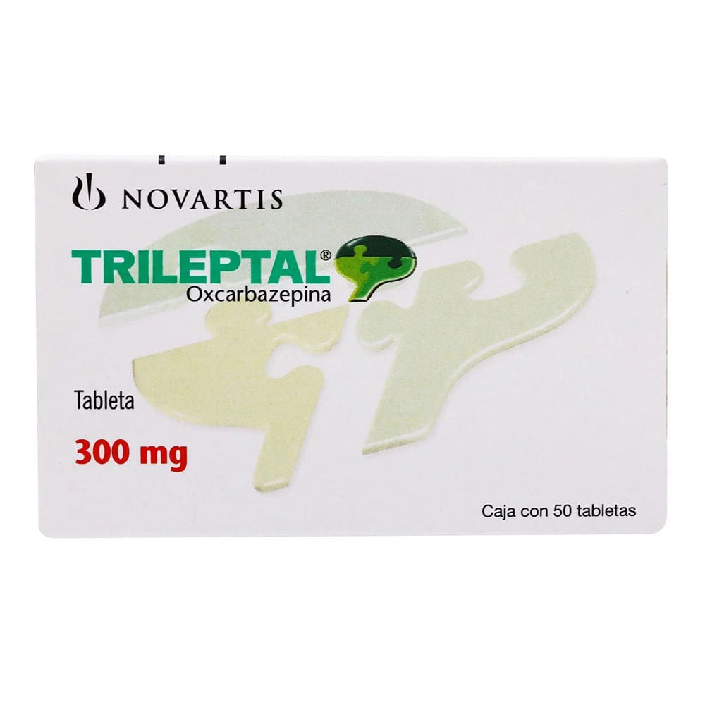 Trileptal 300Mg Con 50 Tabletas (Oxcarbazepina)