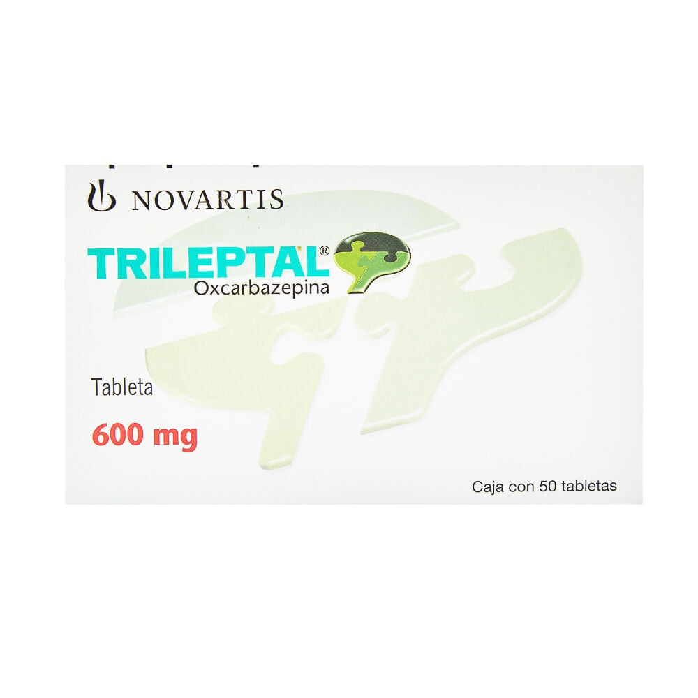 Trileptal 600Mg Con 50 Tabletas (Oxcarbazepina)