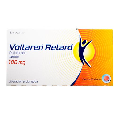 Voltaren Retard 100Mg Con 30 Tabletas (Diclofenaco)