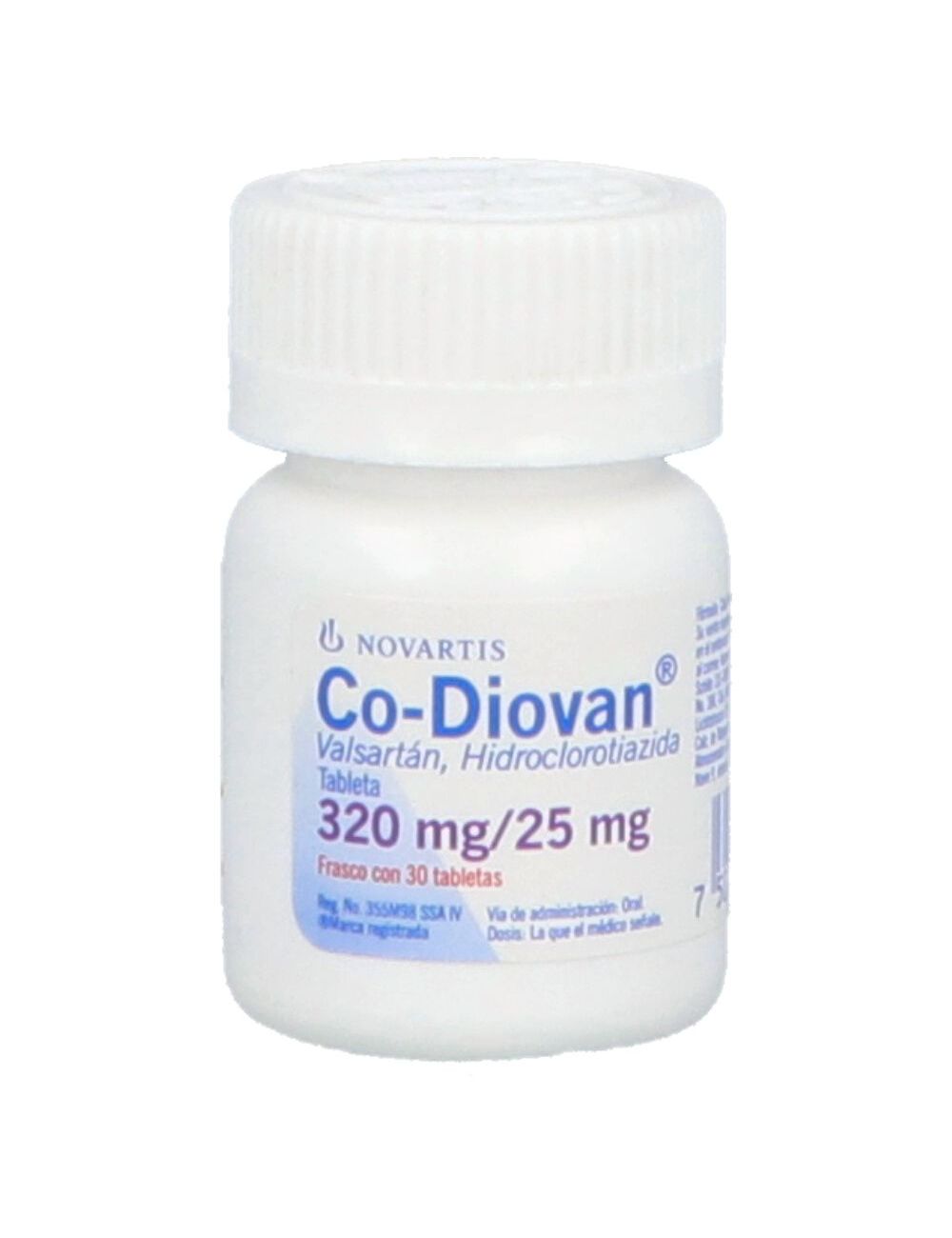 Co-Diovan 320Mg/25Mg Con 30 Tabletas (Valsartan/Hidroclorotiazida)