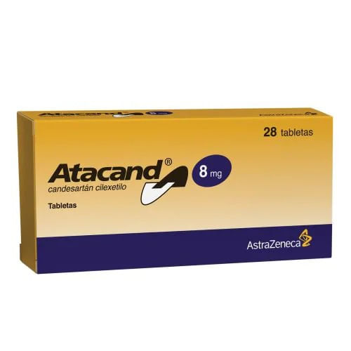 Atacand 8Mg Con 28 Tabletas (Candesartan)