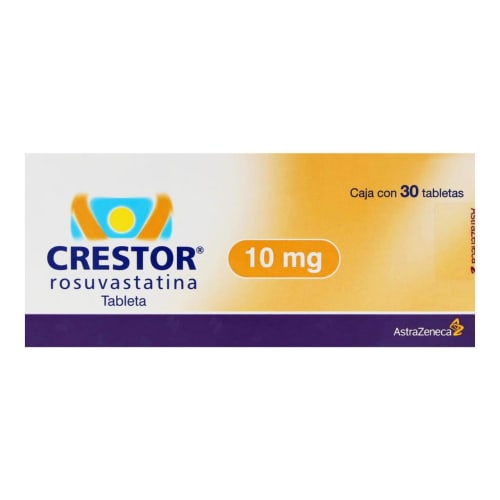 Crestor 10Mg Con 30 Tabletas (Rosuvastatina)