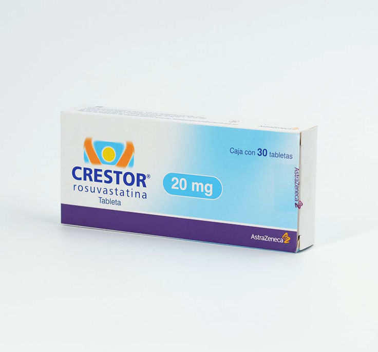 Crestor 20Mg Con 30 Tabletas (Rosuvastatina)