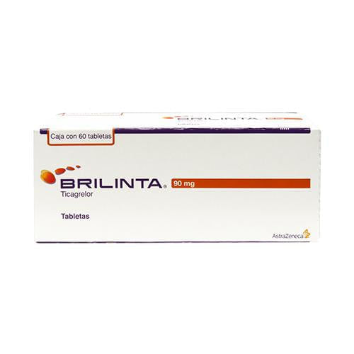 Brilinta 90Mg Con 60 Tabletas (Ticagrelor)