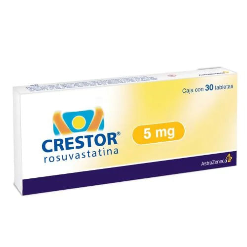 Crestor 5Mg Con 30 Tabletas (Rosuvastatina)