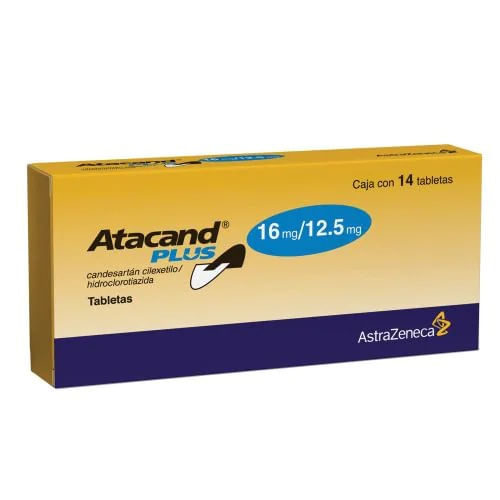 Atacand Plus 16Mg/12.5Mg Con 14 Tabletas (Candesartan/Hidroclorotiazida)