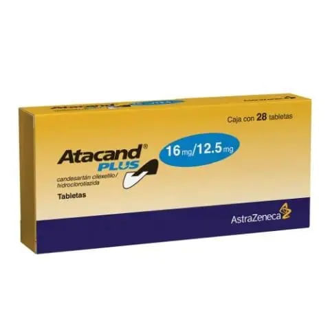 Atacand Plus 16Mg/12.5Mg Con 28 Tabletas (Candesartan/Hidroclorotiazida)