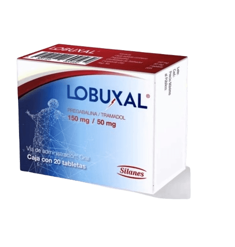 Lobuxal 150Mg/50Mg Con 20 Tabletas (Pregabalina/Tramadol)