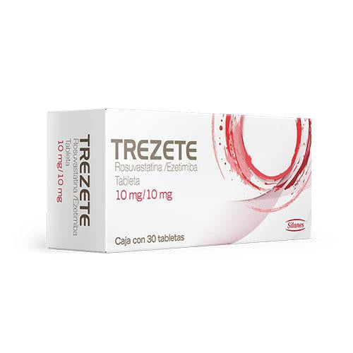 Trezete 10Mg/10Mg Con 30 Tabletas (Rosuvastatina/Ezetimiba)