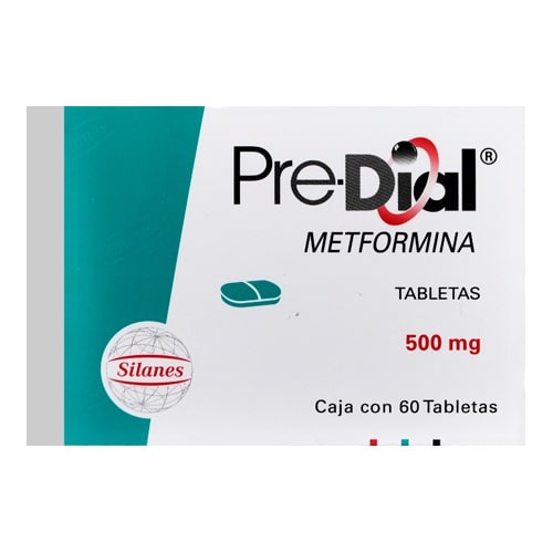 Predial 500Mg Con 60 Tabletas (Metformina)