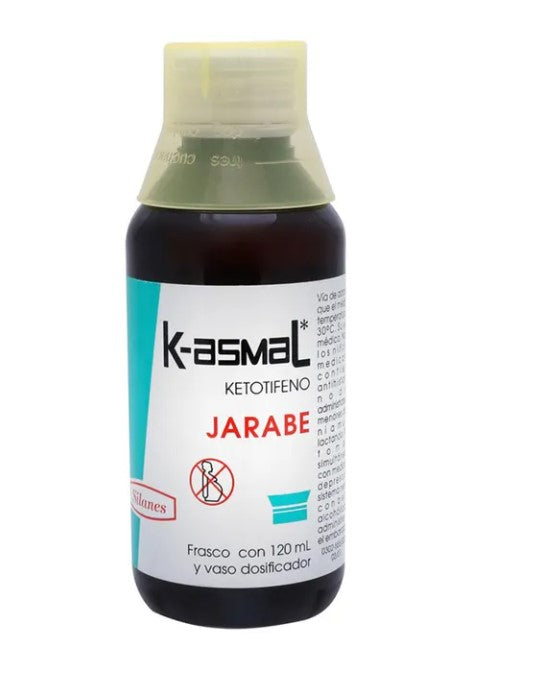 K- Asmal Jarabe 20Mg 120Ml (Ketotifeno)