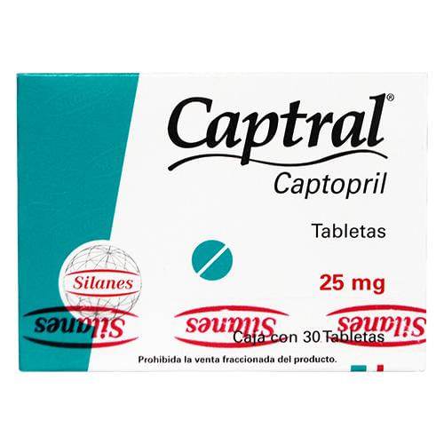 Captral 25Mg Con 30 1+1 Tabletas (Captopril) - WeCare Pharma