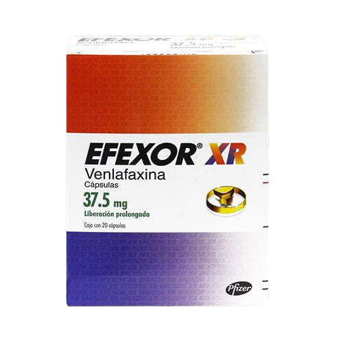 Efexor Xr 37.5Mg Con 20 Capsulas (Venlafaxina)