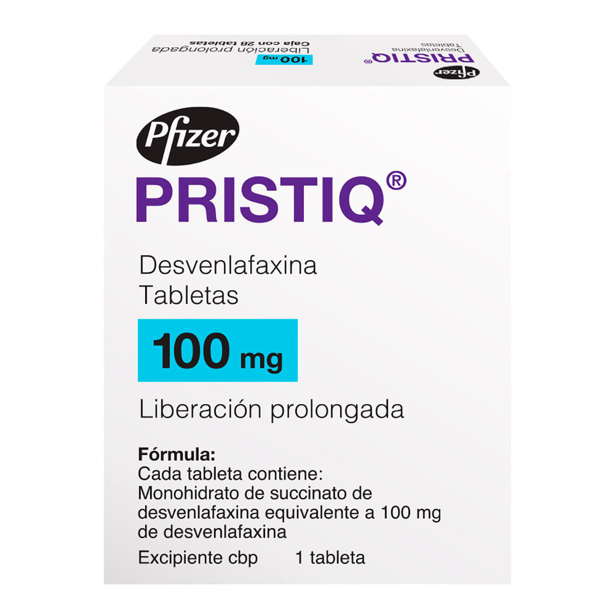 Pristiq 100Mg Con 28 Tabletas (Desvenlafaxina)