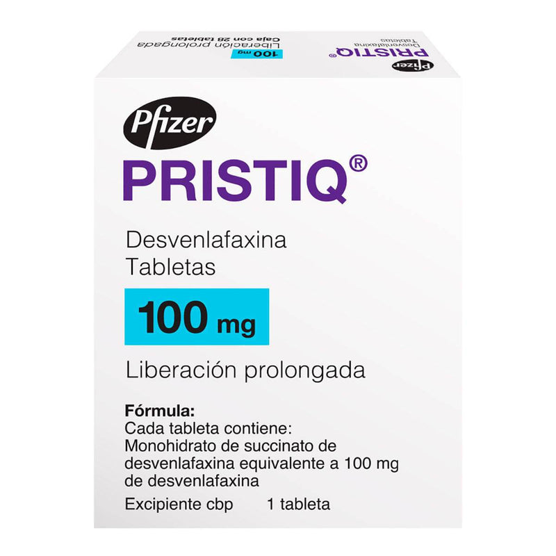 Pristiq 100Mg Con 28 Tabletas (Desvenlafaxina) - WeCare Pharma