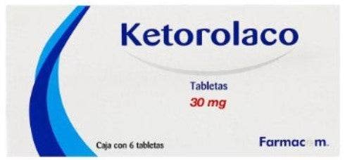 Ketorolaco Sl 30Mg Con 6 Farmacom Tabletas - WeCare Pharma