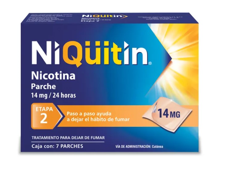 Niquitin Etapa 2 Parche 14Mg/24Hrs Con 7 (Nicotina)