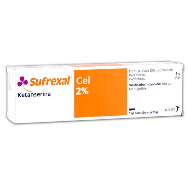 Sufrexal Gel 2% Tubo 78G (Ketanserina)