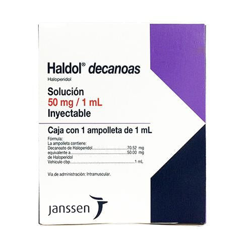 Haldol Decanoas 50Mg/1Ml Con 1 Ampulas (Haloperidol)