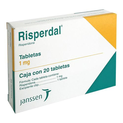 Risperdal 1Mg Con 20 Tabletas (Risperidona)