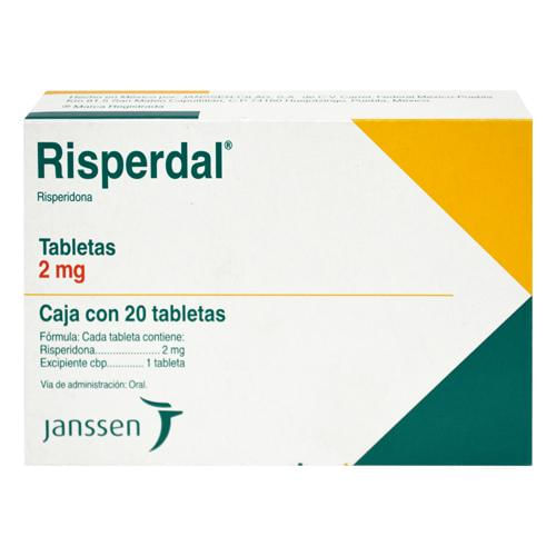 Risperdal 2Mg Con 20 Tabletas (Risperidona)