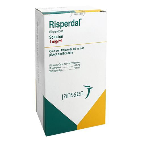 Risperdal Solución 1Mg/Ml 100Ml (Risperidona)