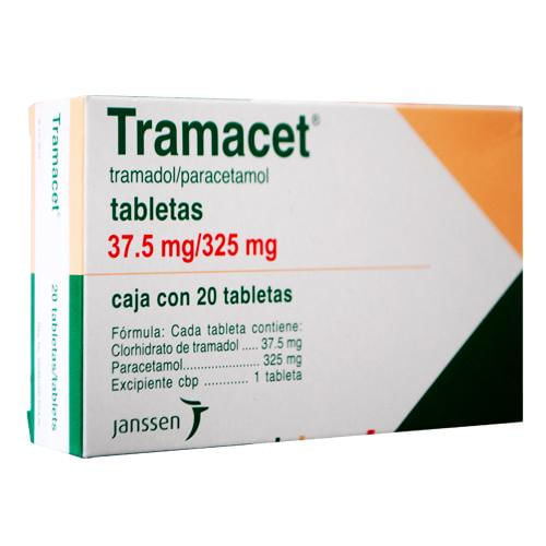 Tramacet 37.5Mg/325Mg Con 20 Tabletas (Tramadol/Paracetamol)