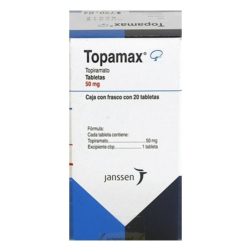 Topamax 50Mg Con 20 Tabletas (Topiramato)