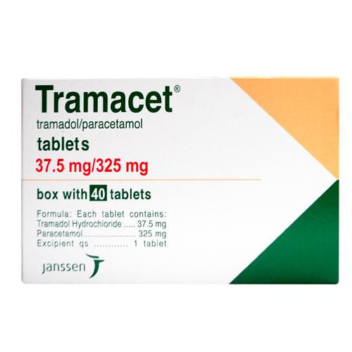 Tramacet 37.5Mg/325Mg Con 40 Tabletas (Tramadol/Paracetamol)