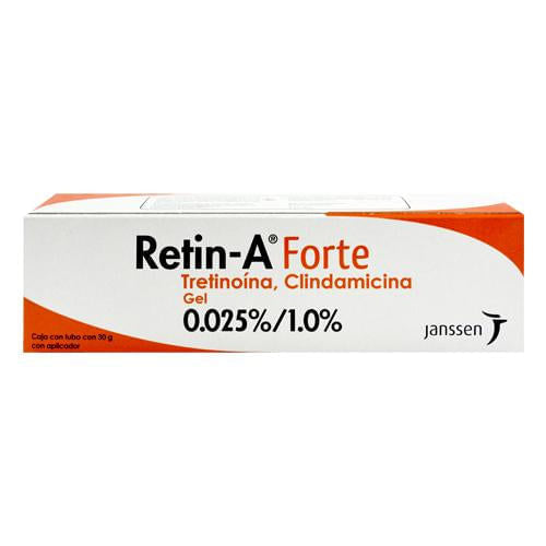 Retin A Forte Gel 0.025/1% 30G (Tretinoina/Clindamicina)