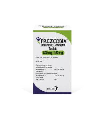 Prezcobix 800Mg/150Mg Con 30 Tabletas (Darunavir/Cobisistat) - WeCare Pharma