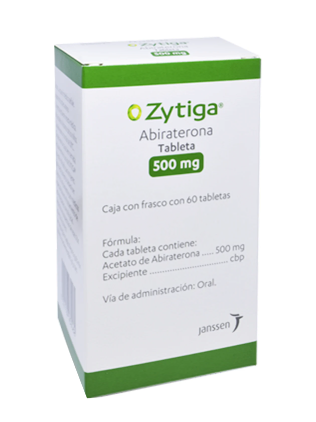 Zytiga 500Mg Con 60 Tabletas (Abioterona)