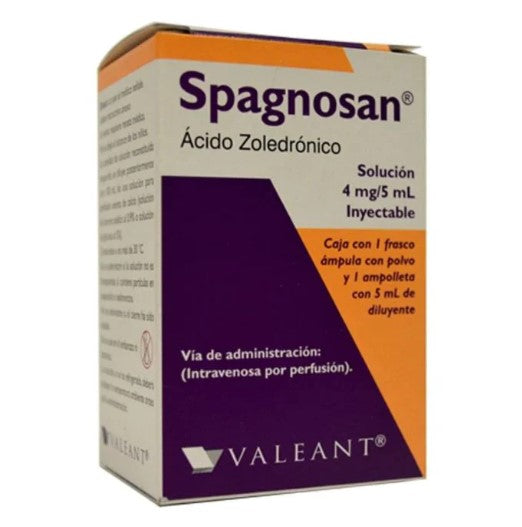 Spagnosan Frasco 4Mg/5Ml Con 1 Ampulas (Acido Zoledronico)