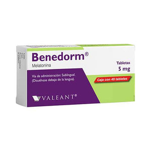 Benedorm (Melatonina) Tabletas Sublingual 5Mg Con 40 — WeCare Pharma