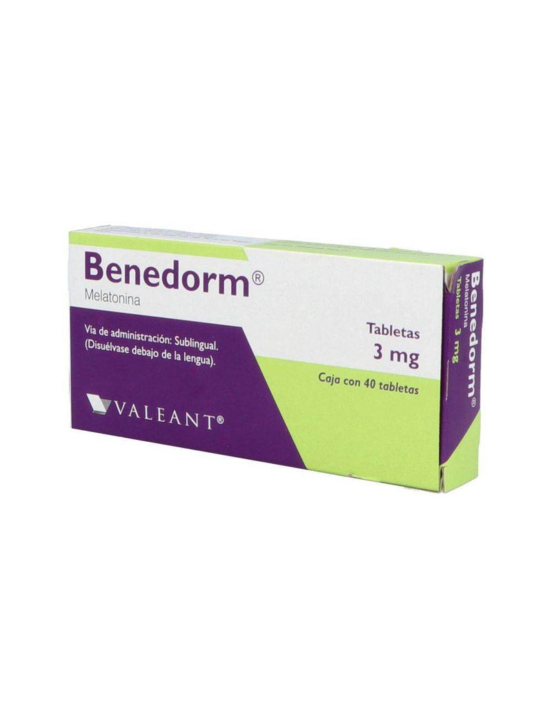 Benedorm 3Mg Con 40 Tabletas (Melatonina) - WeCare Pharma