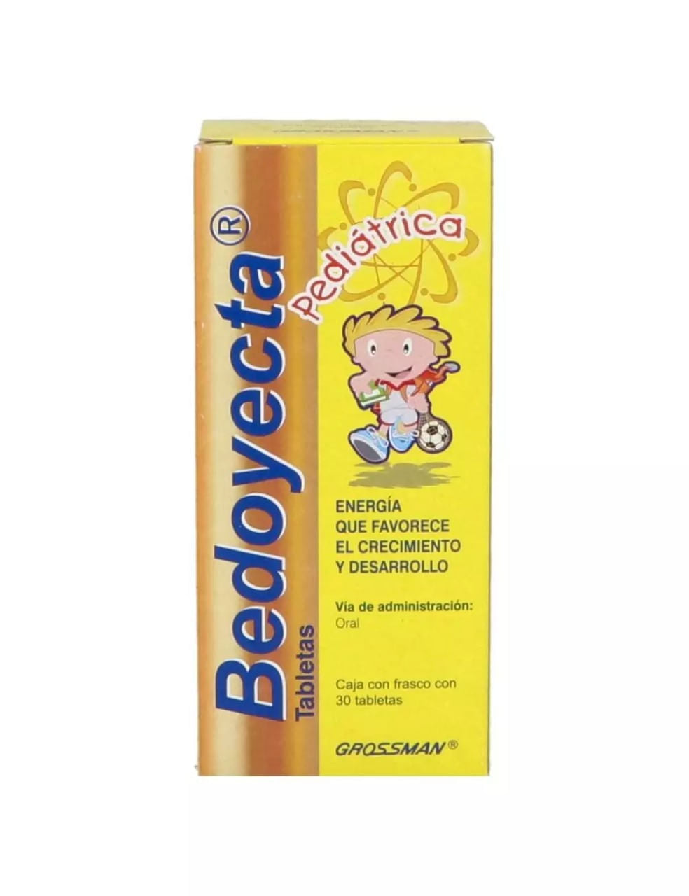 Bedoyecta Pediatrica Con 30 Tabletas (Complejo B/Acido Folico/Vitamina C)